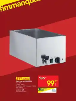 METRO Cafetrique hbwv1200 offre