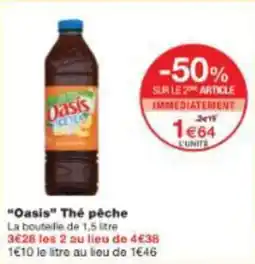 Monoprix Oasis the pêche offre