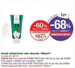 Scrub detoxifiant cuir chevelu shaeri