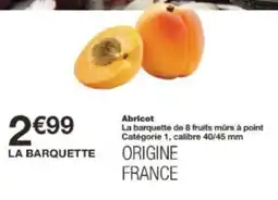 Monoprix Abricot offre
