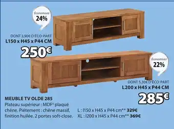 JYSK Meuble tv olde 285 offre