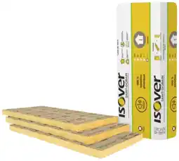 Brico Dépôt Isover - 16 panneaux semi-rigides de laine de verre revêtue kraft ép. 45 mm offre