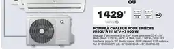 Brico Dépôt Q excellence - pompe à chaleur pour 3 pièces jusqu’à 111 m² / > 7 900 w offre