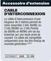 Brico Dépôt Cable d’interconnexion offre
