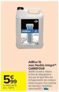 Carrefour Drive Adblue - 5l avec flexible integre offre