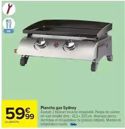 Carrefour Drive Plancha gaz sydney offre
