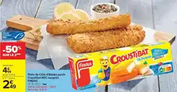Carrefour Drive Findus - filets de câlins aliga panés croustibat msc surgelés offre