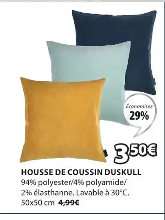 JYSK Housse de coussin duskull offre