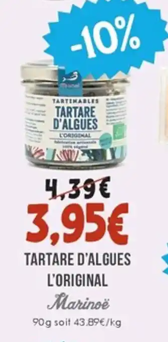 Naturalia MARINOE Tartare d'algues l'original offre
