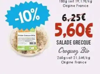 Naturalia CROQUEZ BIO Salade grecque offre