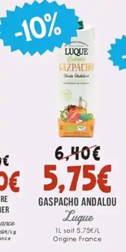 Naturalia LUQUE Gaspacho andalou offre