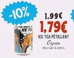 Naturalia OXFAM Ice tea pétillant offre