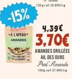 Naturalia PERL AMANDE Amandes grillées ail des ours offre