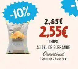 Naturalia CROUSTISUD Chips au sel de guérande offre