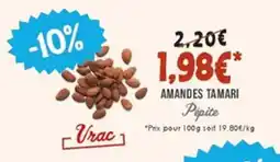 Naturalia PEPITE Amandes tamari offre