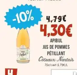 Naturalia COTEAUX NANTAIS Apibul jus de pommes pétillant offre