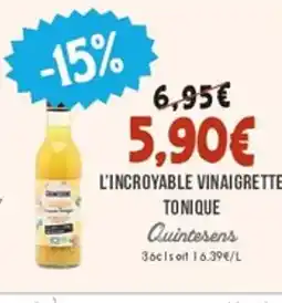 Naturalia QUINTESENS L'incroyable vinaigre tonique offre
