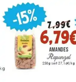 Naturalia RAPUNZEL Amandes offre