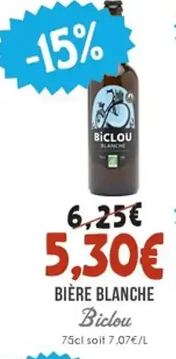 Naturalia BICLOU Bière blanche offre