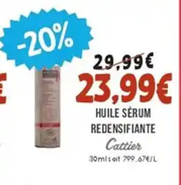 Naturalia CATTIER Huile sérum redensifiante offre