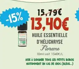 Naturalia FLORAME Huile essentielle d'hélichryse offre