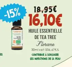 Naturalia FLORALE Huile essentielle de tea tree offre
