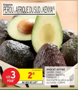Intermarché Avocat affiné offre