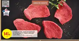 Intermarché Viande bovine pavé de rumsteck ou rumsteck pavé à griller jean rozé offre
