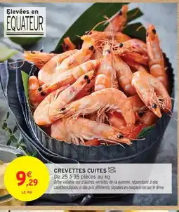 Intermarché Crevettes cuites offre
