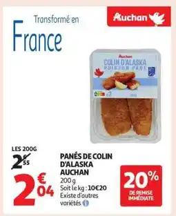 Auchan Panés De Colin D'alaska Auchan offre