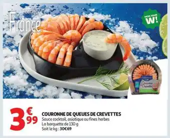 Auchan Couronne De Queues De Crevettes offre
