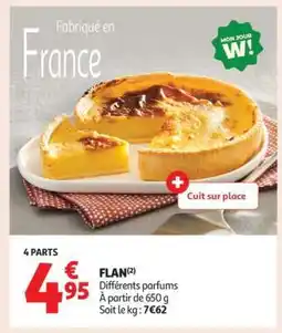 Auchan Flan offre