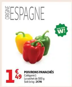 Auchan Poivrons Panachés offre