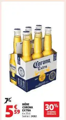 Auchan Bière Corona Extra offre