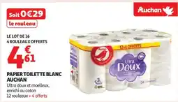 Auchan Papier Toilette Blanc Auchan offre