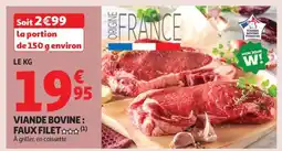 Auchan Viande Bovine : Faux-Filet offre