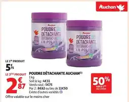 Auchan Poudre Détachante Auchan offre