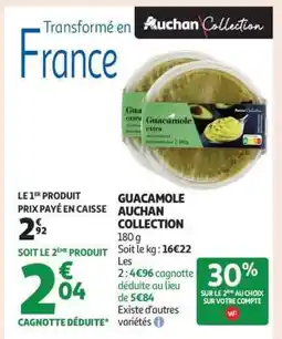 Auchan GUACAMOLE AUCHAN COLLECTION offre