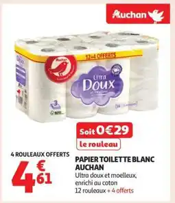 Auchan Papier Toilette Blanc Auchan offre