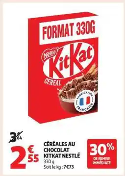 Auchan CÉRÉALES AU CHOCOLAT KITKAT NESTLÉ offre