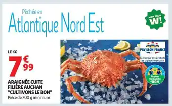 Auchan Araignée Cuite Filière Auchan Cultivons Le Bon offre