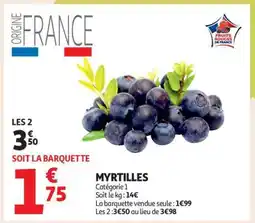 Auchan Myrtilles offre