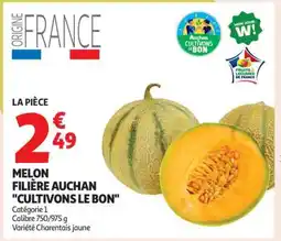 Auchan Melon Filière Auchan Cultivons le Bon offre