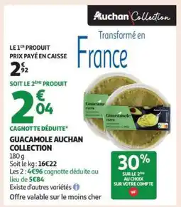 Auchan GUACAMOLE AUCHAN COLLECTION offre