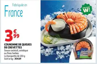 Auchan Couronne De Queues De Crevettes offre