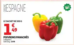 Auchan Poivrons Panachés offre