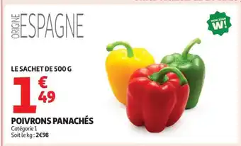 Auchan Poivrons Panachés offre