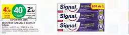 Intermarché SIGNAL Dentifrice intégral 8 complet offre