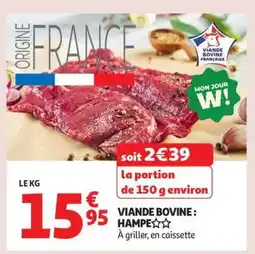Auchan Viande Bovine : Hampe offre
