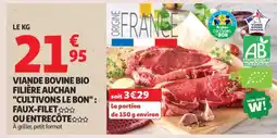 Auchan Viande Bovine Bio offre